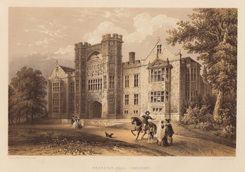Brereton Hall, Cheshire da Henry Lark Pratt