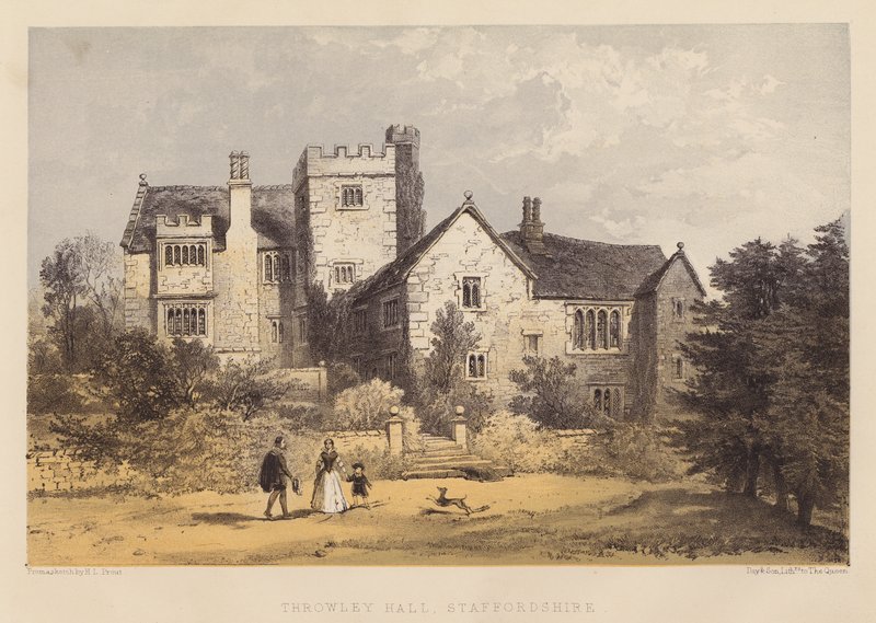 Throwley Hall, Staffordshire da Henry Lark Pratt