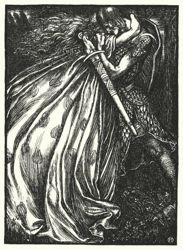 Tristano e Isotta (incisione) da Henry Ospovat