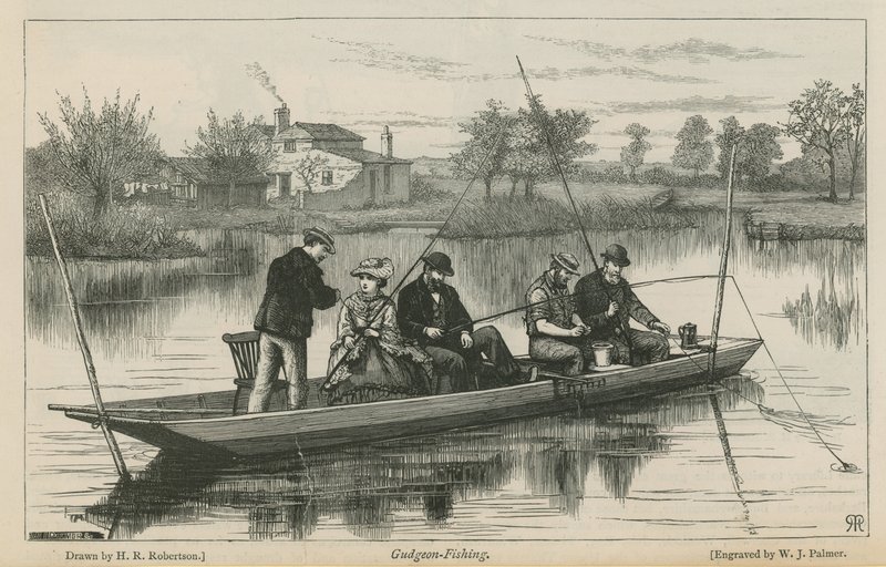 Pesca del ghiozzo da Henry Robert Robertson