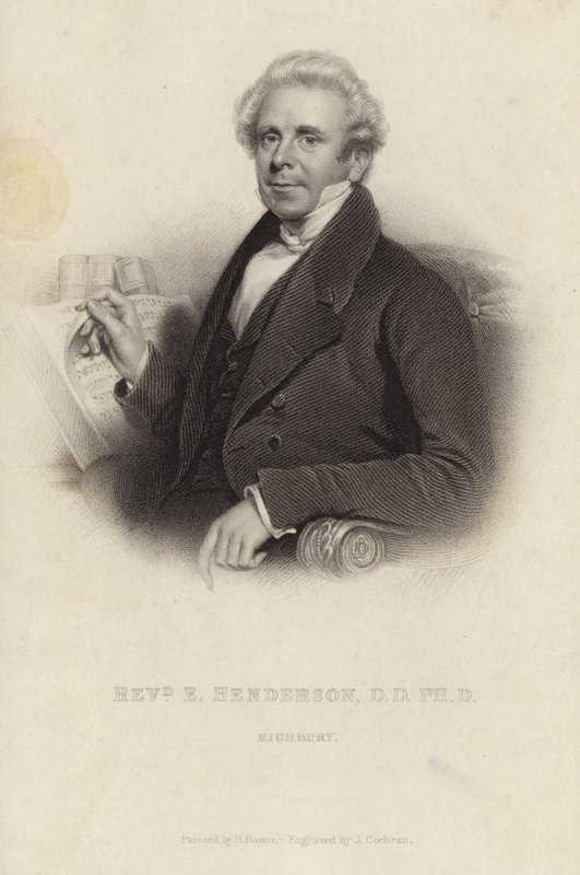 Reverendo Ebenezer Henderson da Henry Room