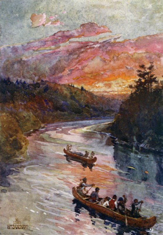 Navigando in acqua dolce da Henry Sandham