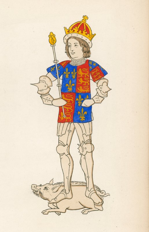Re Riccardo III, 1483-85 da Henry Shaw