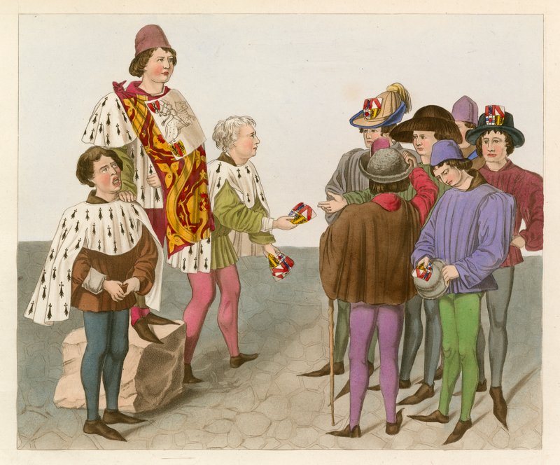 Proclamazione di un torneo, 1450 da Henry Shaw
