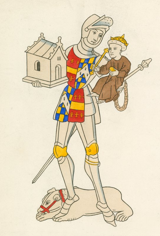 Richarde de Beauchamp, Conte di Warwick 1483-5 da Henry Shaw