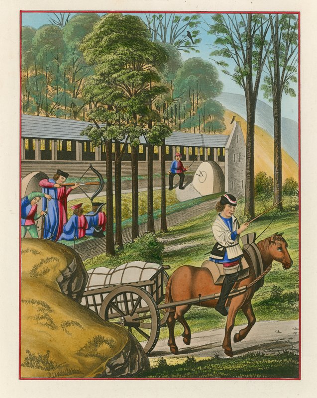 Tiro al bersaglio, 1496 da Henry Shaw