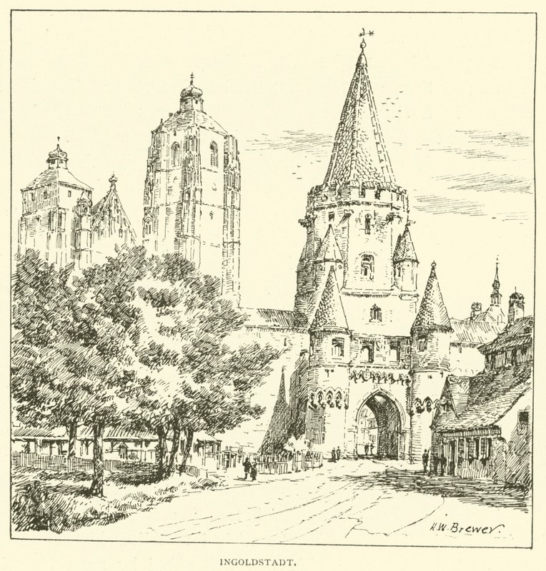 Ingoldstadt (incisione) da Henry William Brewer