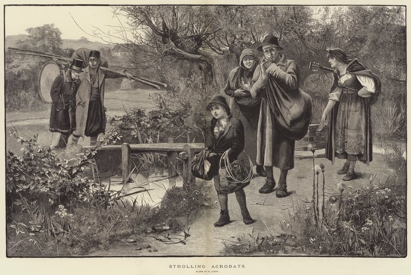 Acrobati ambulanti da Herbert Gandy