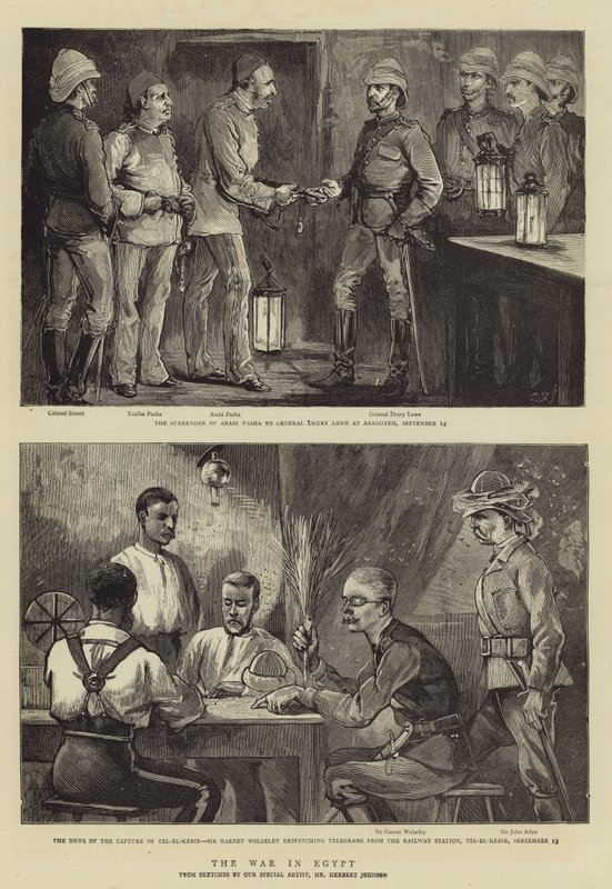 La guerra in Egitto da Herbert Johnson