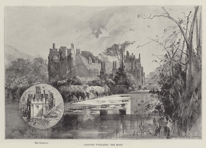 Compton Wynyates, il fossato da Herbert Railton