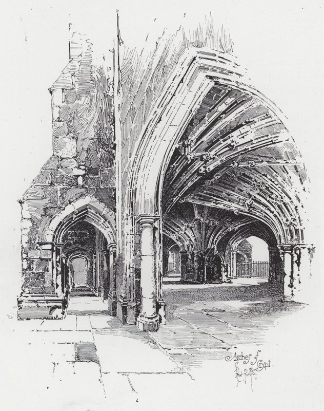 Archi della Cripta da Herbert (after) Railton