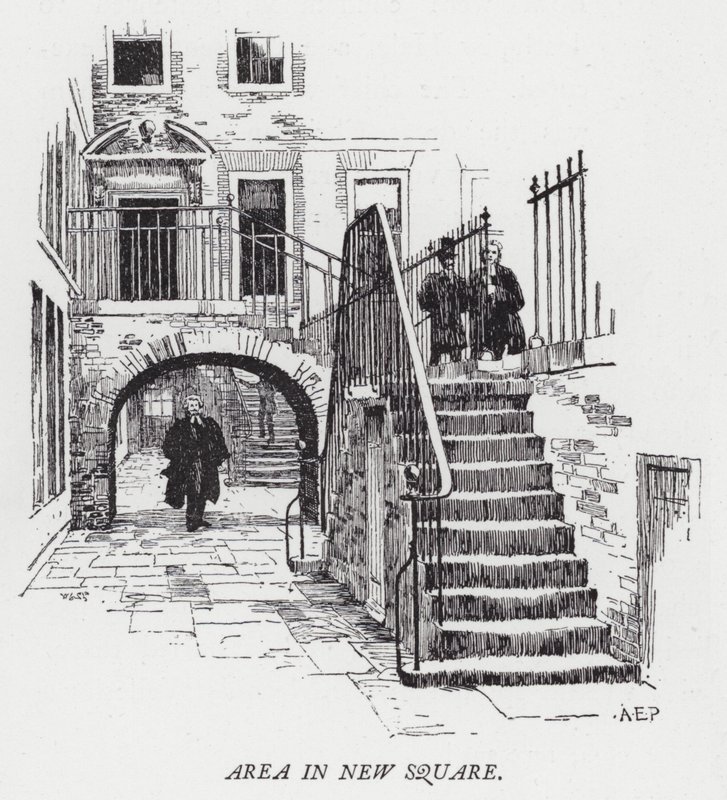 Area in New Square da Herbert (after) Railton