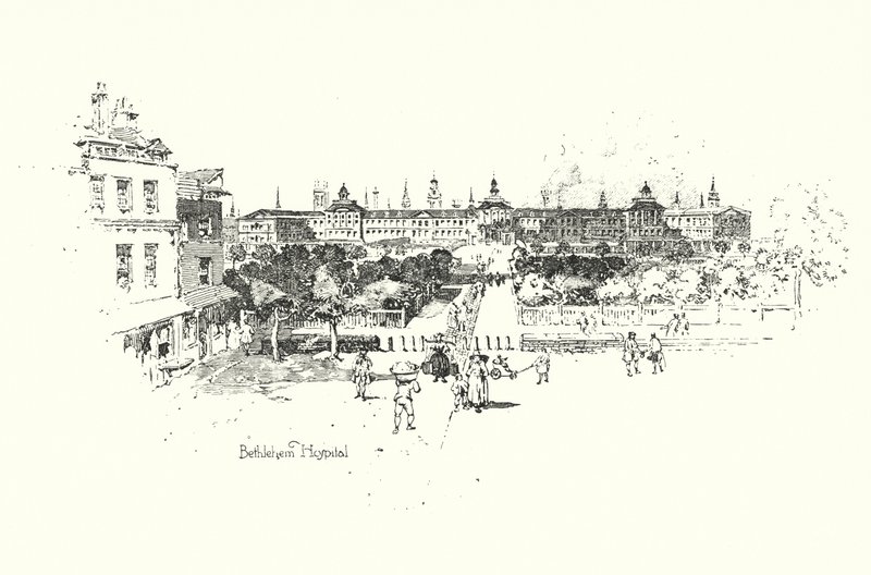 Ospedale di Betlemme, Londra da Herbert (after) Railton