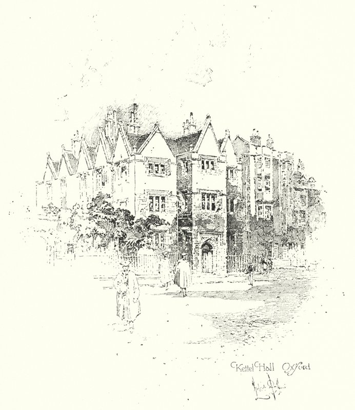 Kettel Hall, Oxford da Herbert (after) Railton