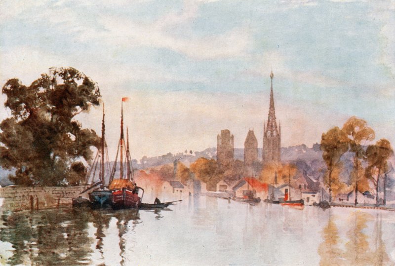 Rouen dal fiume da Herbert Menzies Marshall