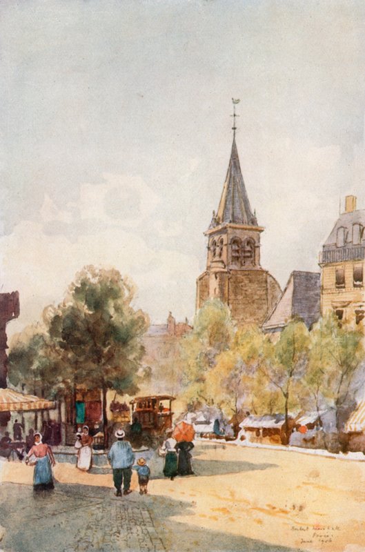 Saint-Germain-des-Prés, Parigi da Herbert Menzies Marshall