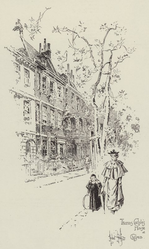 Casa di Thomas Carlyle a Chelsea da Herbert Railton
