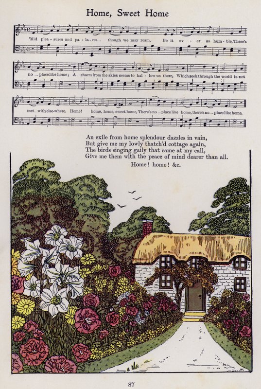 Casa, dolce casa (litografia a colori) da Hilda Broughton
