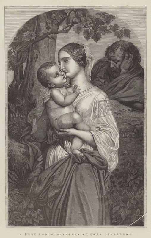 Una Sacra Famiglia da Hippolyte Delaroche