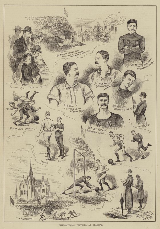 Calcio internazionale a Glasgow da Horace Morehen