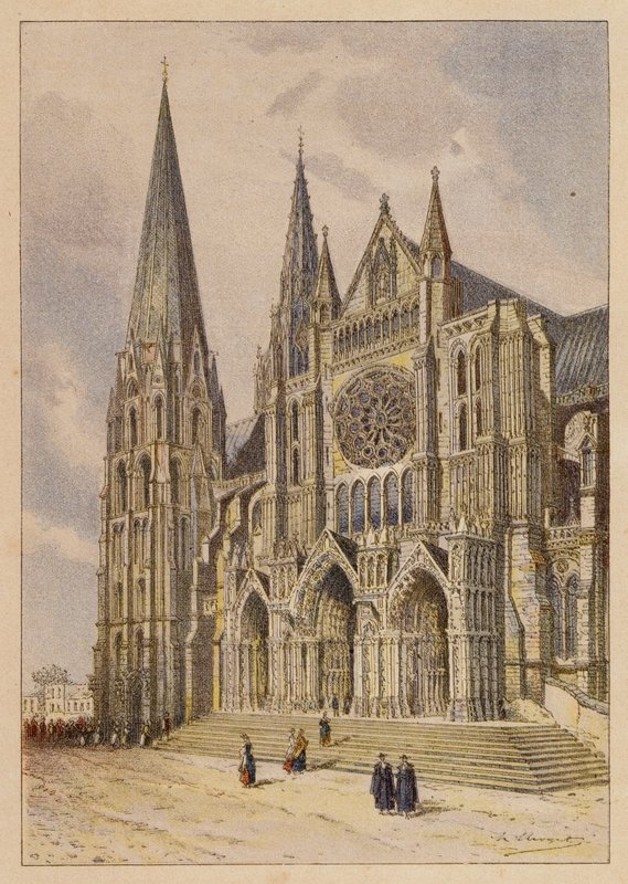 Notre-Dame di Chartres da Hubert Clerget