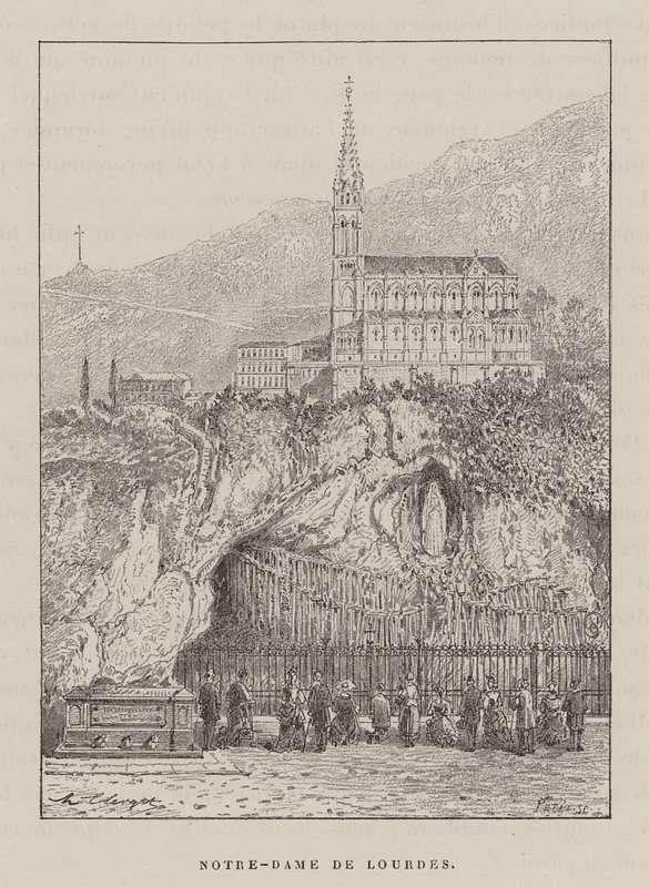 Nostra Signora di Lourdes da Hubert Clerget