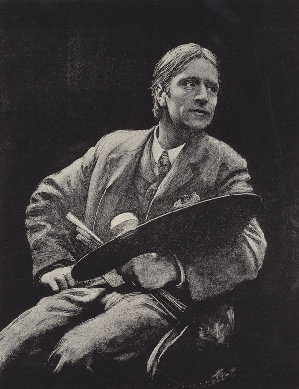 Hubert Herkomer, artista britannico da Hubert von (after) Herkomer