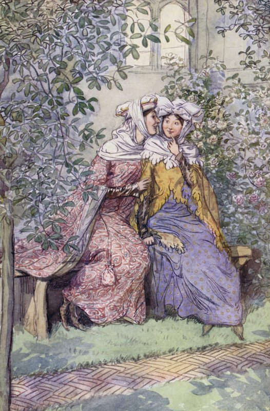 Illustrazione per Le allegre comari di Windsor da Hugh Thomson