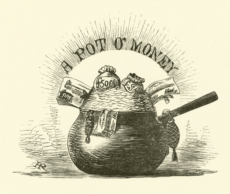 Un vaso di soldi da Hugh Rowley