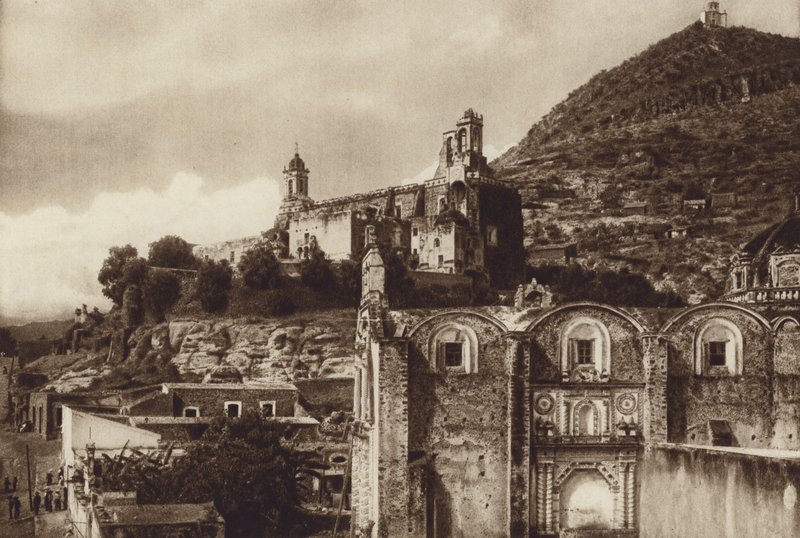 Messico: Atlixco (foto b/n) da Hugo Brehme
