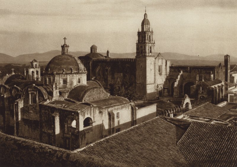 Messico: Cuernavaca (foto b/n) da Hugo Brehme