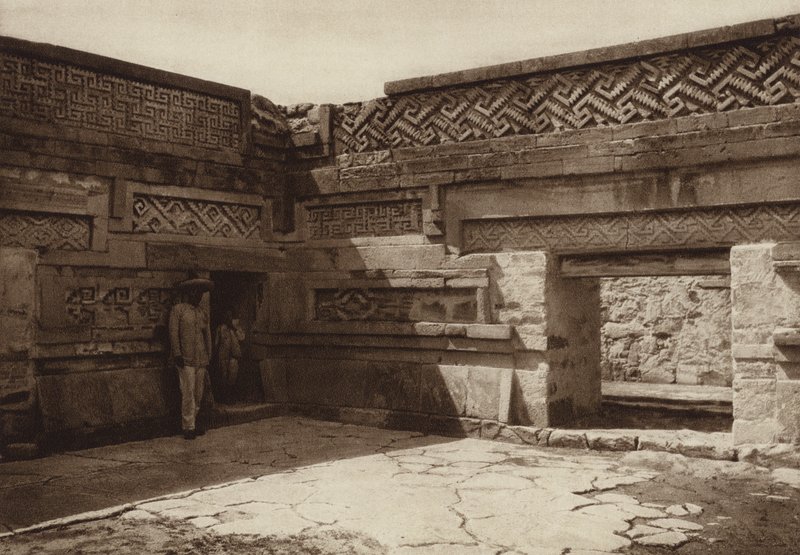 Messico: Rovine di Mitla (foto b/n) da Hugo Brehme