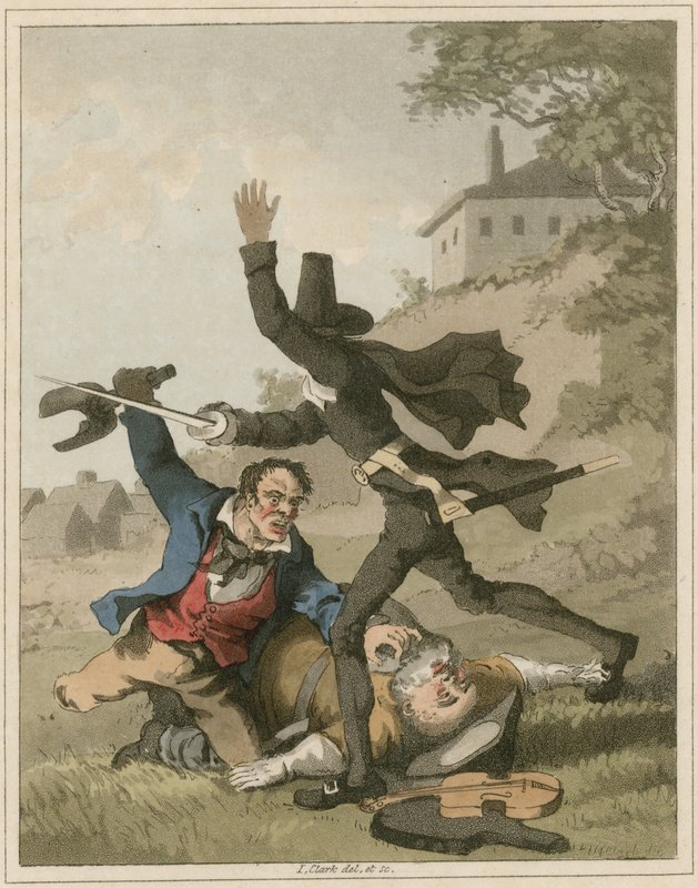 Illustrazione da Hudibras di Samuel Butler da I Clark