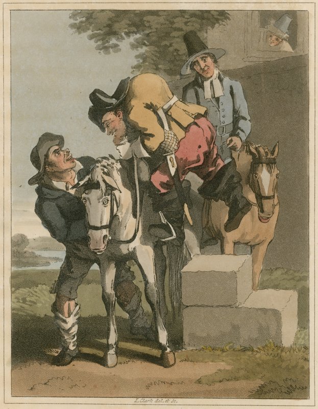Illustrazione da Hudibras di Samuel Butler da I Clark