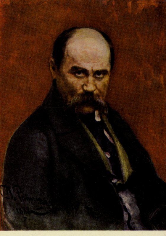 Taras Shevchenko, poeta e artista ucraino da Ilya Efimovich Repin