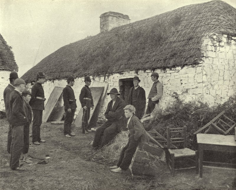 Scena di sfratto, Contea di Clare da Irish Photographer