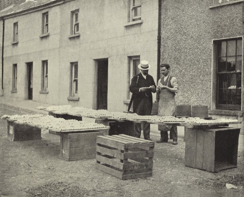 Produzione di pipe di argilla, Drogheda da Irish Photographer