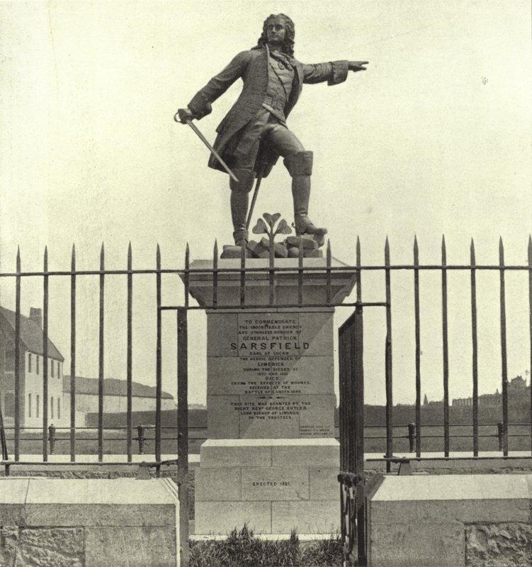 Statua di Sarsfield, Limerick da Irish Photographer