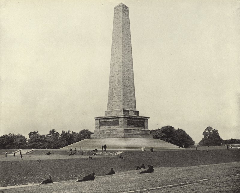 Il Testimonial di Wellington, Phoenix Park (foto in bianco e nero) da Irish Photographer