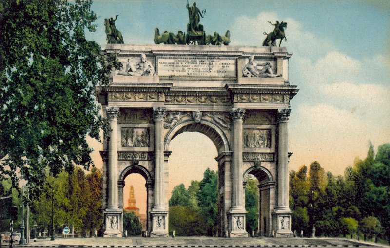 Milano / Milan: Arco della Pace (colour photo) da Italian Photographer