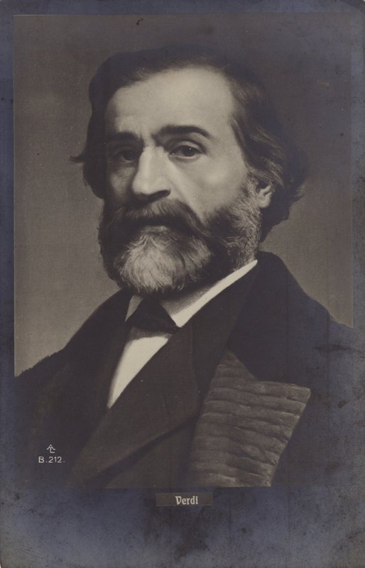 Ritratto di Giuseppe Verdi da Italian Photographer