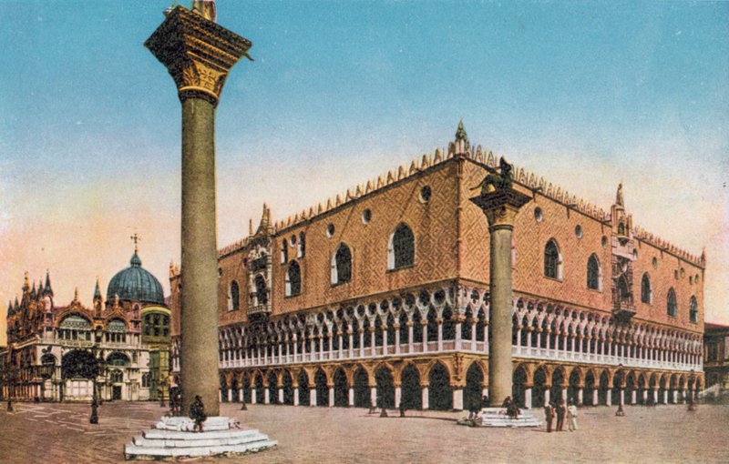 Venezia/Venice: Palazzo Ducale (coloured photo) da Italian Photographer