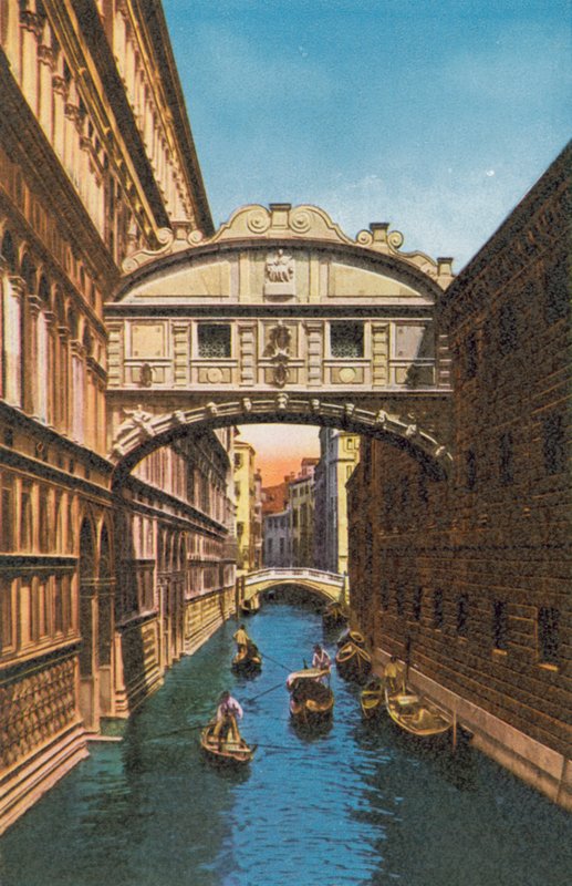 Venezia/Venice: Ponte dei Sospiri (coloured photo) da Italian Photographer