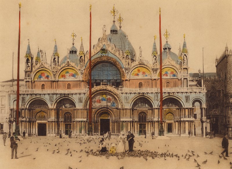 Venezia / Venice: Chiesa S Marco (coloured photo) da Italian Photographer