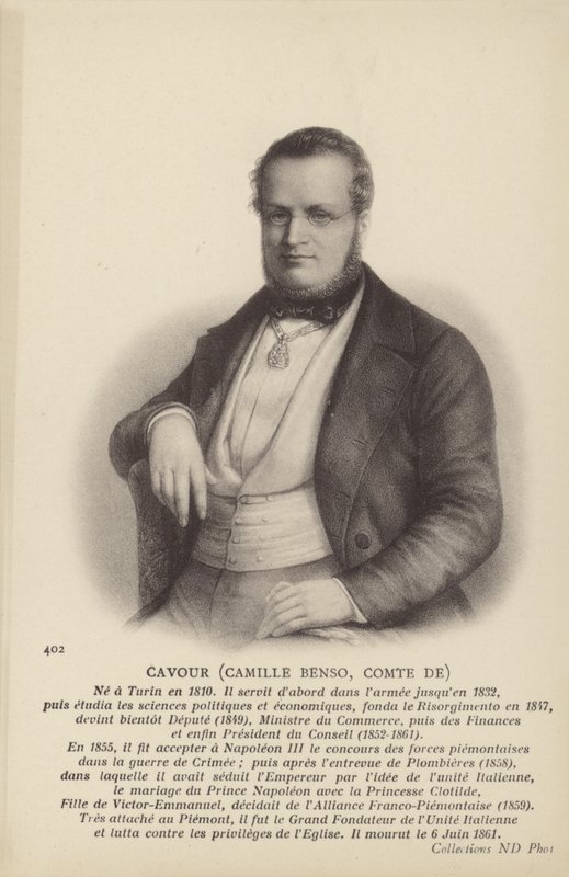 Camillo Benso da Italian School