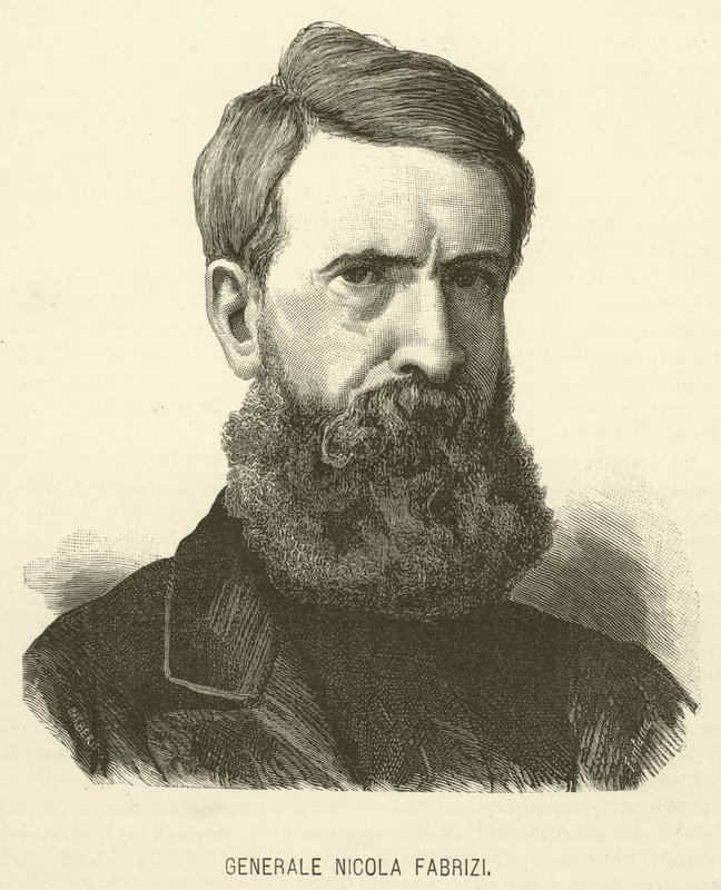 Generale Nicola Fabrizi (incisione) da Italian School