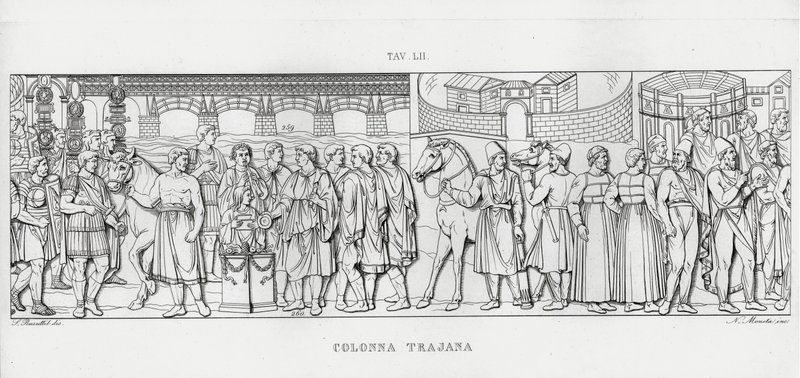 La Colonna Traiana da Italian School