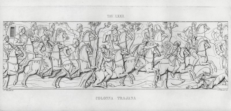 La Colonna Traiana (incisione) da Italian School