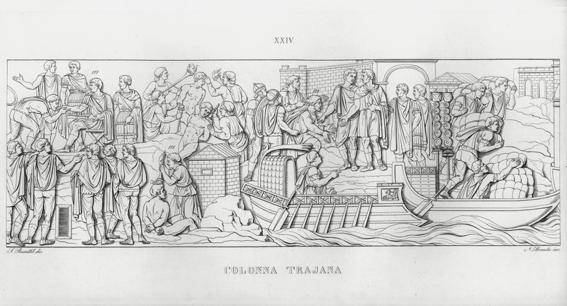 La Colonna Traiana da Italian School
