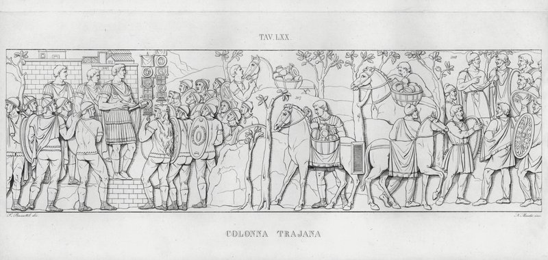 La Colonna Traiana da Italian School